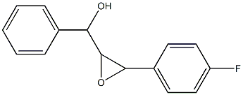 2,3-Epoxy-3-(4-fluorophenyl)-1-phenylpropan-1-ol 结构式