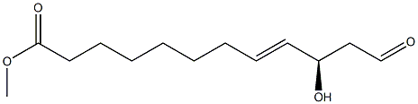 (8E,10R)-10-Hydroxy-12-oxo-8-dodecenoic acid methyl ester 结构式