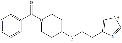 4-[2-[1-Benzoyl-4-piperidinylamino]ethyl]-1H-imidazole 结构式