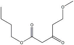 5-Methoxy-3-oxopentanoic acid butyl ester 结构式