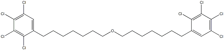 2,3,4,5-Tetrachlorophenylheptyl ether 结构式
