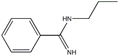 N1-Propylbenzamidine 结构式