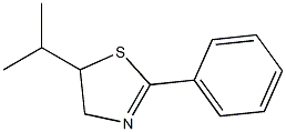 2-Phenyl-5-isopropyl-2-thiazoline 结构式