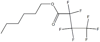 Heptafluorobutyric acid hexyl ester 结构式