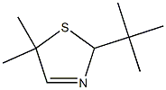 2,5-Dihydro-5,5-dimethyl-2-tert-butylthiazole 结构式