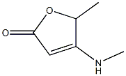 3-Methylamino-2-methylfuran-5(2H)-one 结构式