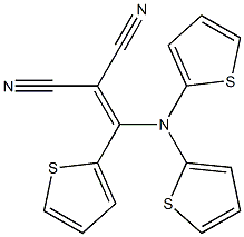 2-[[Bis(2-thienyl)amino]-2-thienylmethylene]malononitrile 结构式