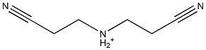 Bis(2-cyanoethyl)aminium 结构式