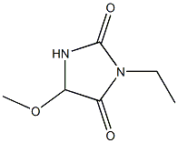 5-Methoxy-3-ethylimidazolidine-2,4-dione 结构式