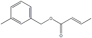 Crotonic acid 3-methylbenzyl ester 结构式