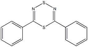 3,5-Diphenyl-1,4,2,6-dithiadiazine 结构式