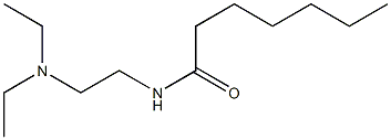 N-[2-(Diethylamino)ethyl]heptanamide 结构式