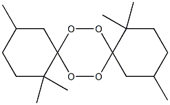 1,1,4,10,10,13-Hexamethyl-7,8,15,16-tetraoxadispiro[5.2.5.2]hexadecane 结构式