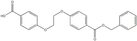 4,4'-(Ethylenebisoxy)bis(benzoic acid benzyl) ester 结构式