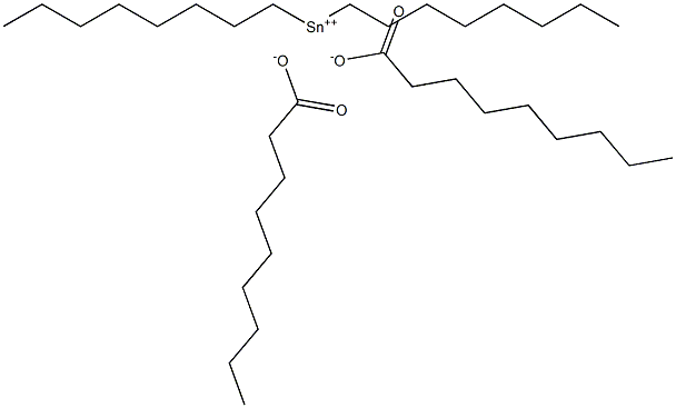 Dinonanoic acid dioctyltin(IV) salt 结构式