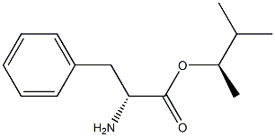 (R)-2-Amino-3-phenylpropanoic acid (R)-1,2-dimethylpropyl ester 结构式