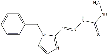 1-[(1-Benzyl-1H-imidazol-2-yl)methylene]thiocarbonohydrazide 结构式