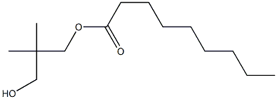 Nonanoic acid 3-hydroxy-2,2-dimethylpropyl ester 结构式