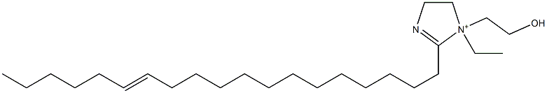 1-Ethyl-1-(2-hydroxyethyl)-2-(13-nonadecenyl)-2-imidazoline-1-ium 结构式