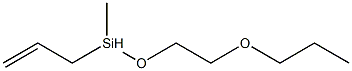 (2-Propoxyethoxy)(methyl)(2-propenyl)silane 结构式