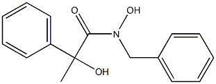 N-Benzyl-2-hydroxy-2-methyl-2-(phenyl)acetohydroxamic acid 结构式