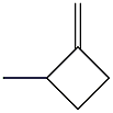 1-Methyl-2-methylenecyclobutane 结构式