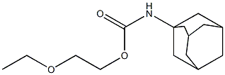 (Adamantan-1-yl)carbamic acid 2-ethoxyethyl ester 结构式