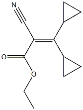 2-Cyano-3,3-dicyclopropylacrylic acid ethyl ester 结构式