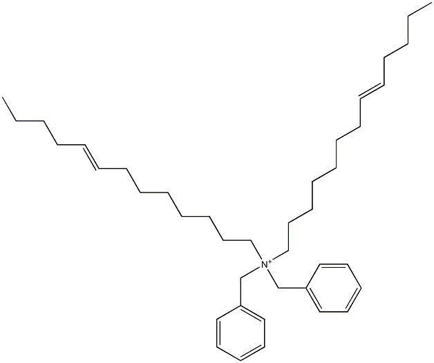 Di(8-tridecenyl)dibenzylaminium 结构式