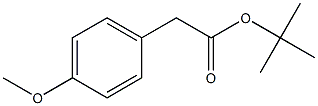 4-Methoxyphenylacetic acid tert-butyl ester 结构式