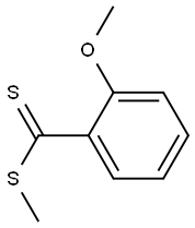 2-Methoxydithiobenzoic acid methyl ester 结构式