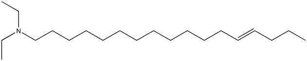 N,N-Diethyl-13-heptadecen-1-amine 结构式