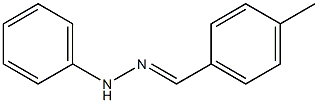 1-Phenyl-2-(4-methylbenzylidene)hydrazine 结构式
