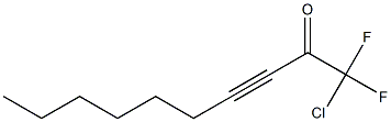 1-Chloro-1,1-difluoro-3-decyn-2-one 结构式