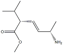 (2R,3E,5S)-5-Amino-2-isopropyl-3-hexenoic acid methyl ester 结构式