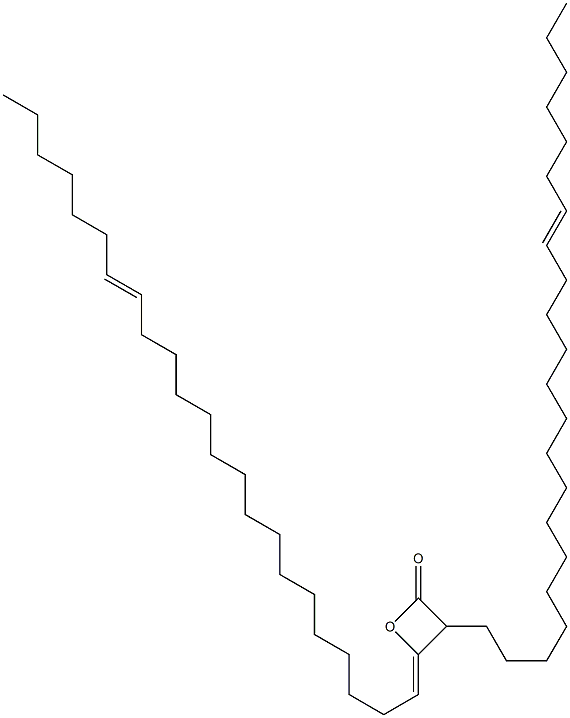 3-(15-Docosenyl)-4-(16-tricosen-1-ylidene)oxetan-2-one 结构式