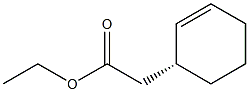 2-[(R)-2-Cyclohexenyl]acetic acid ethyl ester 结构式