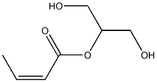 Glycerin 2-isocrotonate 结构式