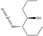 (4R,5S)-5-Azido-4-octanol 结构式