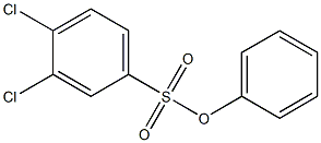 3,4-Dichlorobenzenesulfonic acid phenyl ester 结构式