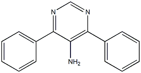 5-Amino-4,6-diphenylpyrimidine 结构式