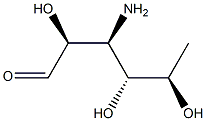 3-Amino-3,6-dideoxy-D-talose 结构式