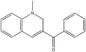 1-Methyl-3-benzoyl-1,2-dihydroquinoline 结构式