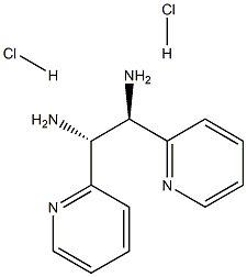 (R,R)-1,2-二(2-吡啶)-1,2-乙二胺二盐酸盐,95%,E 结构式