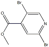 2,5-二溴异烟酸甲酯 结构式