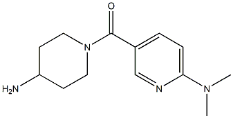 (4-AMINO-1-PIPERIDINYL)[6-(DIMETHYLAMINO)-3-PYRIDINYL]-METHANONE 结构式