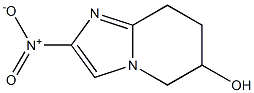 2-硝基-5,6,7,8-四氢咪唑并[1,2-A]吡啶-6-醇 结构式