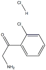 2-氨基-1-(2-氯苯基)苯乙酮盐酸盐 结构式