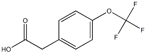 对三氟甲氧基苯乙酸 结构式