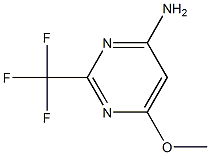 6-Methoxy-2-trifluoromethyl-pyrimidin-4-ylamine 结构式